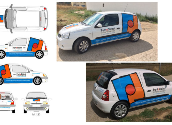 Diseño Vinili Coche de Empresa